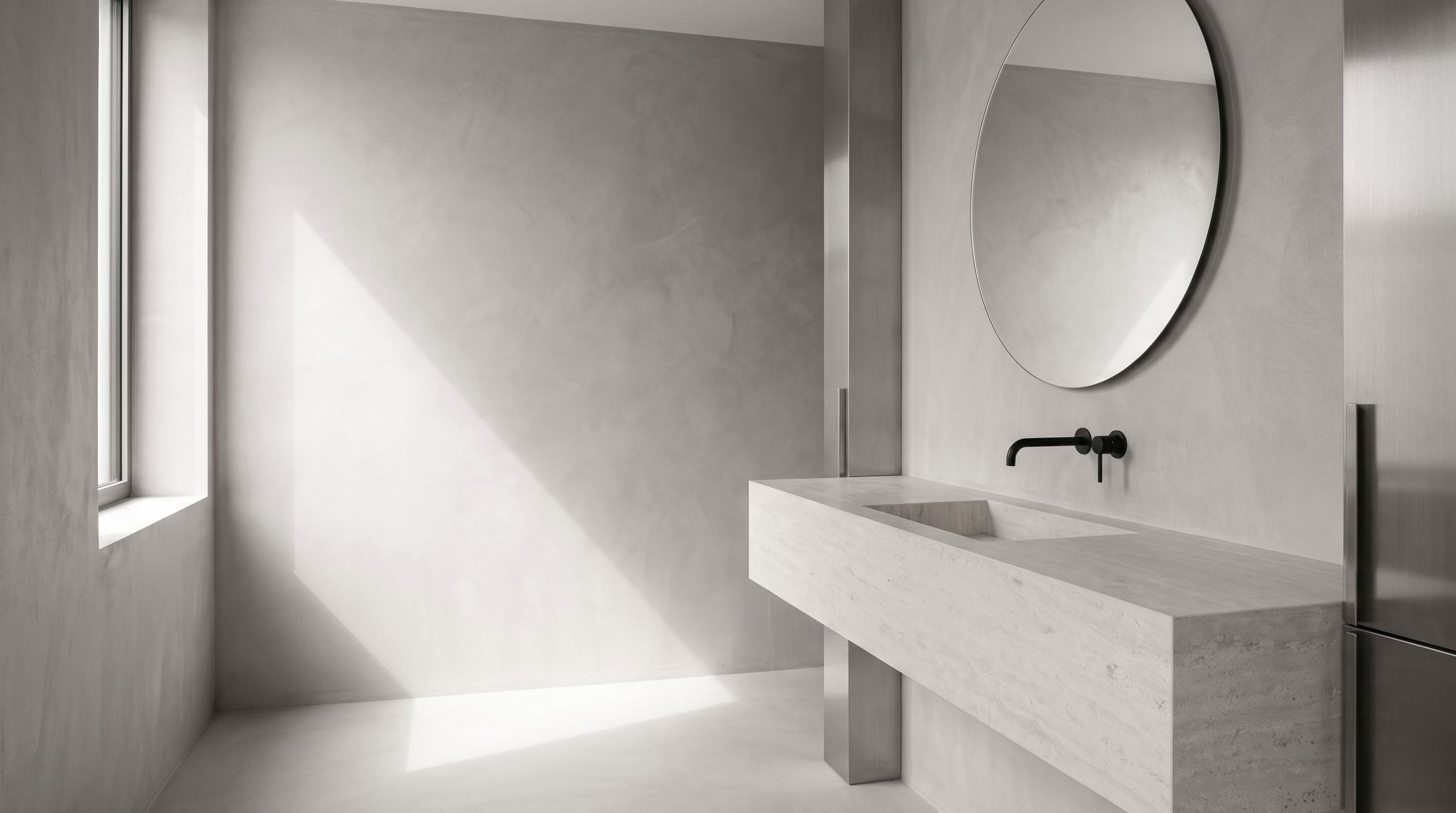 A serene Vantara bathroom